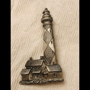 Lighthouse lovers Pewter pin. Collectors dream.
